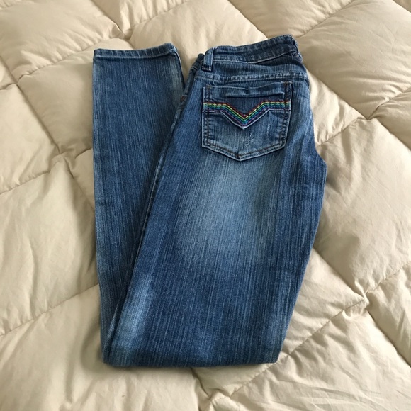 Pinc Girls Distressed Jeans size 14 - Picture 3 of 8